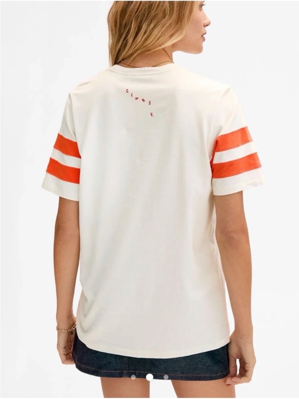 Clare V. Original Varsity Tee Cream